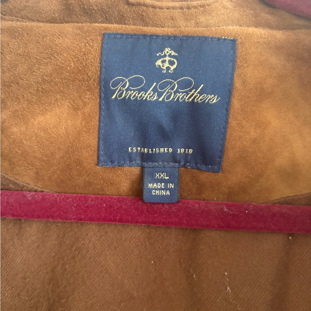 Brooks Brothers Brown Suede Men’s Jacket - Picture 4 of 12